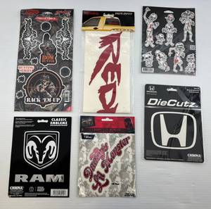 lot 54 image: Group Of Misc. Vehicle Decals NIB