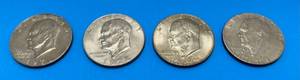 lot 60 image: Group Of Eisenhower Dollars Including 2 Bicetennial 1776-1976,  2 1978