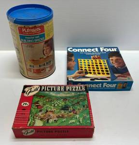 lot 67 image: Group Of Misc. Vintage Games Including Connect Four And More