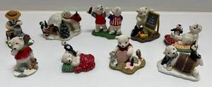 lot 102 image: Group Of Misc. Coca-Cola Figurines