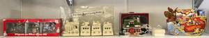 lot 104 image: Shelf Full Of Vintage Misc. Christmas Dcor