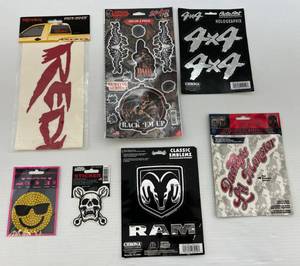 lot 119 image: Group Of Misc. Vehicle Decals NIB
