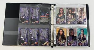 lot 159 image: 1998 007 Trading Cards In Album (Roughly 72 Total)