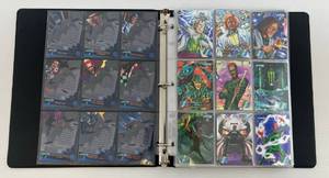 lot 166 image: 1995 Batman Trading Cards In Album (Roughly 207 Total)