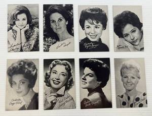 lot 172 image: Vintage Penny Arcade (Female Singers Actresses) Collector Cards