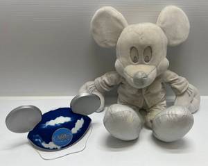 lot 185 image: Disney Snowflake Mickey Mouse Plush Toy, Vintage Disney Ears And More