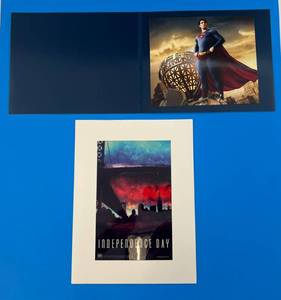 lot 193 image: Superman Returns Collectible Lithograph & Independence Day Limited Edition Print
