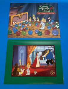 lot 198 image: Disney Exclusive Commemorative Lithograph Beauty & The Beast With Protective Sleeve