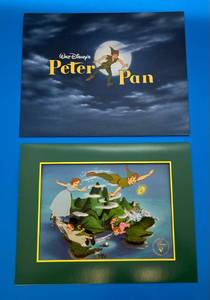 lot 210 image: Walt Disneys  Exclusive Commemorative Lithograph Peter Pan With Protective Sleeve