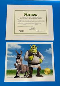 lot 211 image: 2001 Special Edition Lithograph Shrek With Protective Sleeve