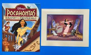 lot 212 image: Disneys Pocahontas  Exclusive Commemorative Lithograph With Protective Sleeve