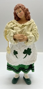 lot 225 image: Vintage Clothtique Irish Lass Possible Dreams Saint Patricks Collection New With Tag