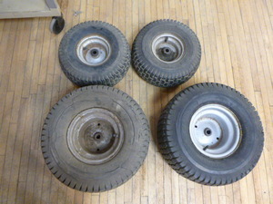 Set of Sears Turf Saver Garden Tractor Tires