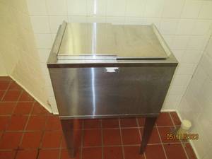 Stainless Steel top loading Ice Bin