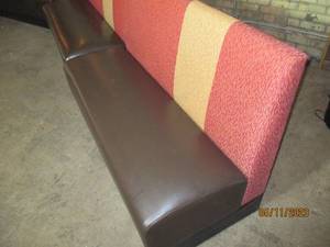 Pair of (2) beautiful high back booth bench seats