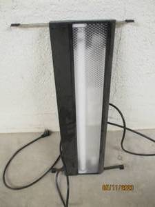 Adjustable height 24 strip light fixture