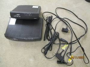 cablewifi modems with power cords