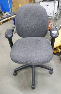 lot 62 image: Adjustable office chair that needs less cleaning