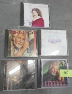 lot 64 image: Lot of 14 music CDs most are country - Kenny Rogers, Clint Black, Amy Grant, etc