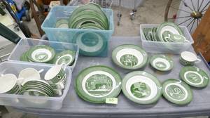lot 65 image: Royal Colonial Homestead china set for 8