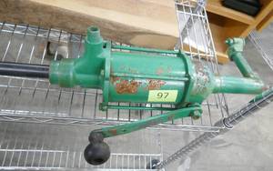 lot 97 image: Barrel pump