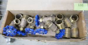 lot 110 image: Box of new Nibco valves