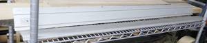 lot 115 image: 2 aluminum saw guides 51 inches long x 3-58 wide