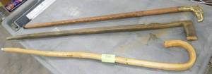lot 116 image: 3 walking canes