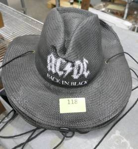 lot 118 image: 3 New ACDC hats