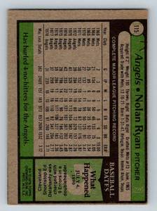lot 7A image: Nolan Ryan 1979 Topps #115 Baseball Card
