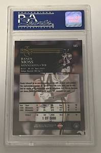 lot 4D image: Randy Moss 2000 Collectors Edge #145 Uncirculated PSA 9