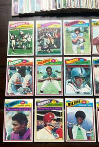 lot 62 image: 1977 Topps Football Lot - 110 Cards