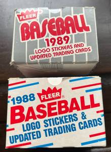 lot 73 image: 1988 and 1989 Fleer Update Baseball Mini Sets