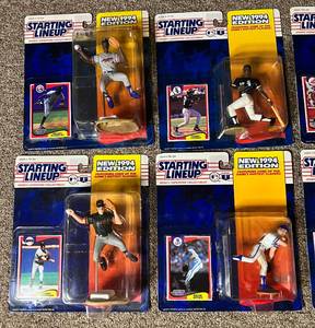 lot 76 image: 8 Starting Lineup Baseball Figures 1994