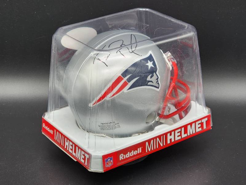 Tom Brady Autographed Mini Helmet