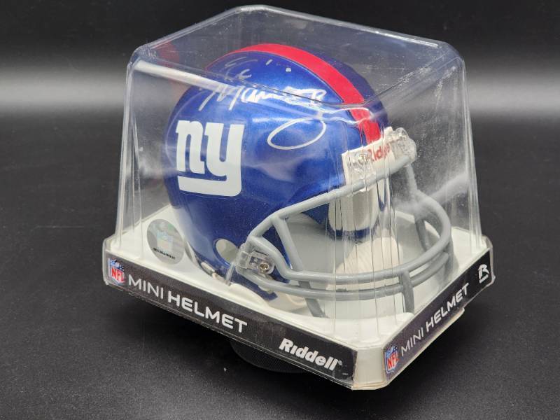 2-Time Superbowl New York Giants QB 'Eli Manning' Autographed Mini