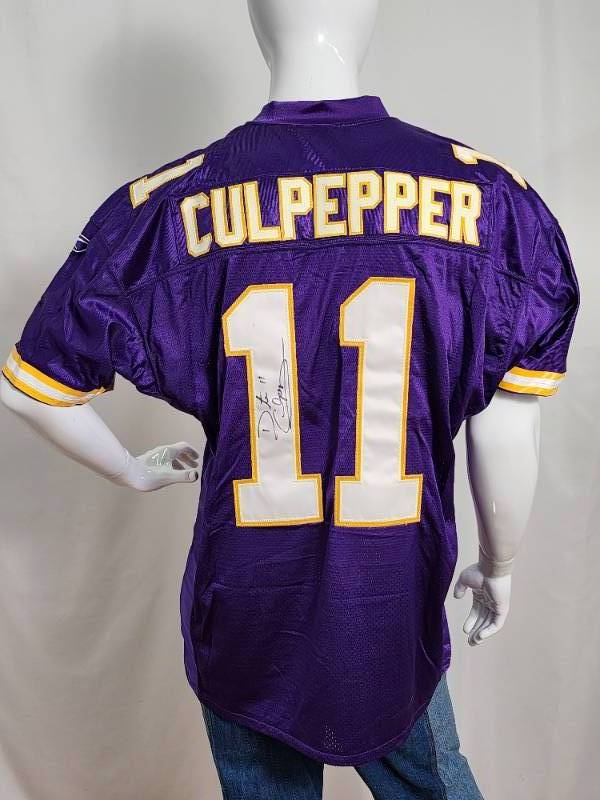 Real Stuff Sports Duante Culpepper Game Used Game Worn Minnesota