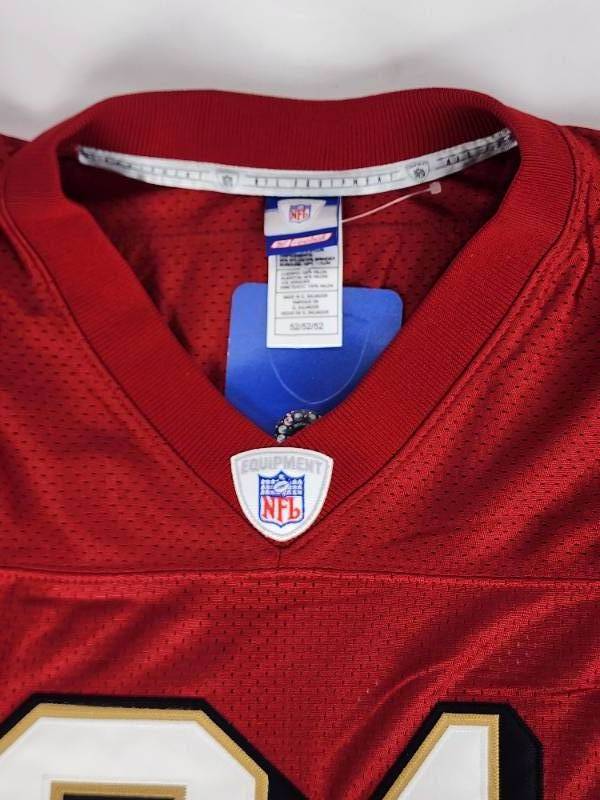 San Francisco 49ers WR Great Terrell Owens Football Jersey Adult Size XL, 30 Years of Sports Collectables & Memorabilia Part II