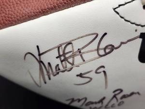lot 18 image: Minnesota Vikings Greats Autographed Football No COA