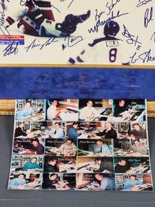 lot 25 image: WW Limited Edition 811998 1980 USA Olympic Gold Hockey Team Autographed Picture No COA LK