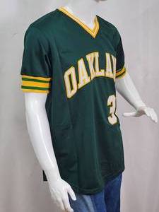 lot 33 image: Oakland As Great Gene Tenace Autographed Jersey with COA
