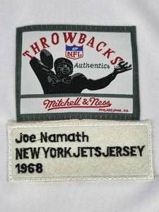 lot 11 image: New York Jets QB Broadway Joe Joe Namath Autographed Football Jersey with COA