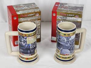 lot 121 image: Set of Coors Light Beer Steins