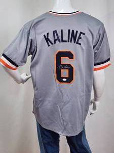 lot 48 image: Detroit Tigers HOFer Al Kaline Autographed Baseball Jersey with COA