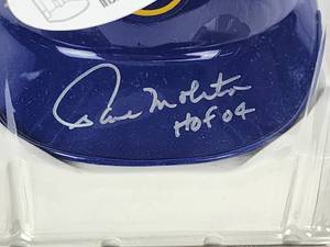 lot 94 image: MLB Milwaukee Brewers HOF Pual Molitor Autographed Mini Helmet No COA