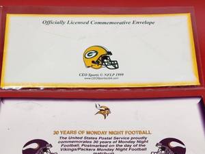 lot 161 image: (4) Officially NFL Commemorative Envelopes