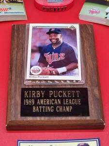 lot 145 image: Assorted Kirby Puckett Collectables and Bobble Head