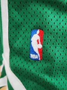 lot 22 image: Authentic NBA Basketball Shorts Tailored Exclusively for the Boston Celtics