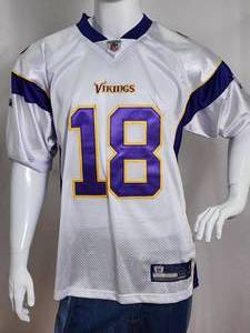 lot 151 image: Former Minnesota Viking Great Sidney Rice Autographed Jersey No COA