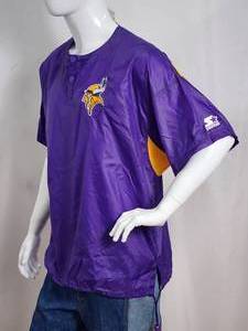 lot 132 image: Minnesota Vikings Starter Pro Line Warmup Jacket Adult Size XL